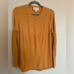 Evy’s Tree Kiera top in mustard size XS